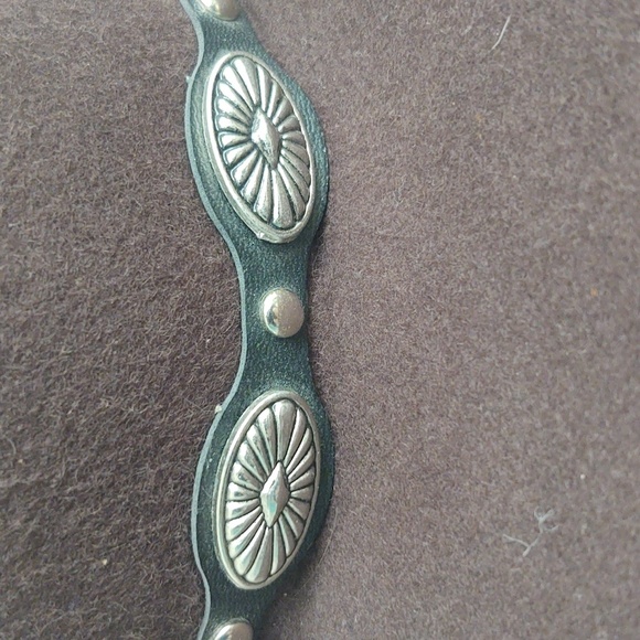 Scala Collezione Southwestern Wide Brim Wool Hat Oval Concho Trim Brown One Size - Picture 12 of 12